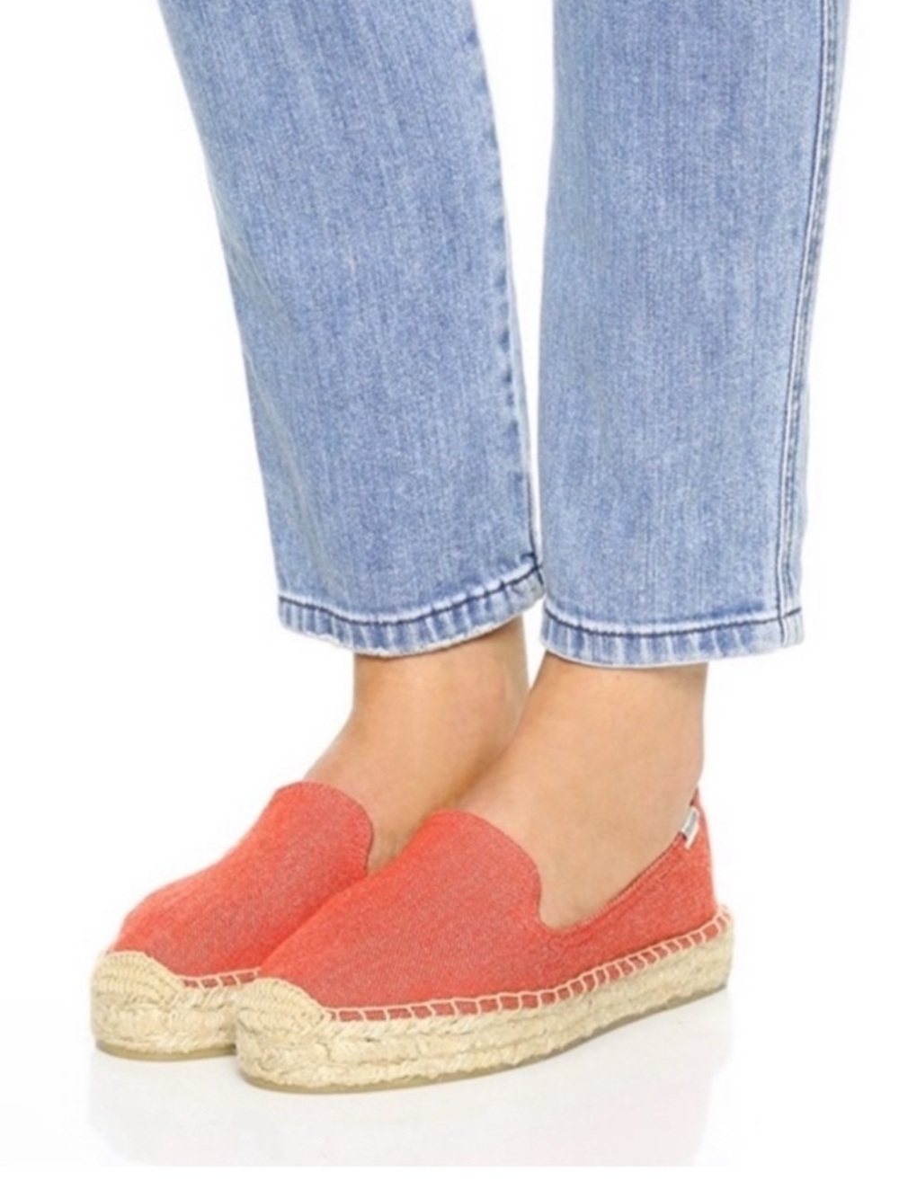 Soludos canvas espadrille slip-on flats